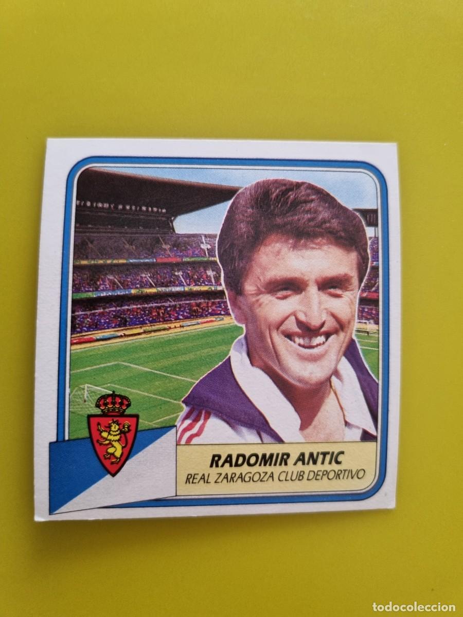 Fu&szlig;ball-Sticker: CROMO FUTBOL LIGA ESTE 89 90 1989 1990 NUNCA PEGADO SIN PEGAR RADOMIR ANTIC REAL ZARAGOZA AR926