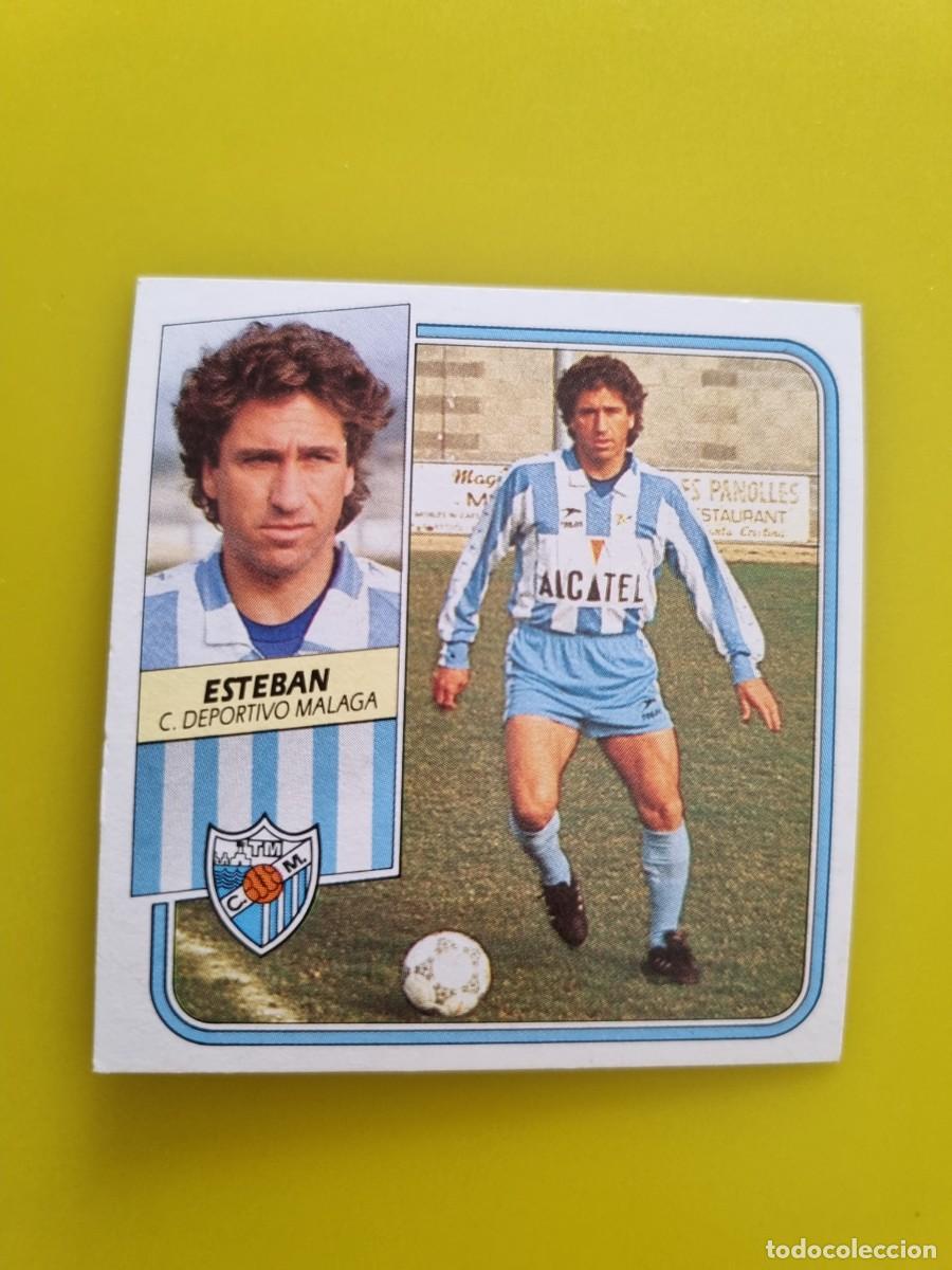 Cromos de f&uacute;tbol: CROMO FUTBOL LIGA ESTE 89 90 1989 1990 NUNCA PEGADO SIN PEGAR ESTEBAN CD M&Aacute;LAGA AR926