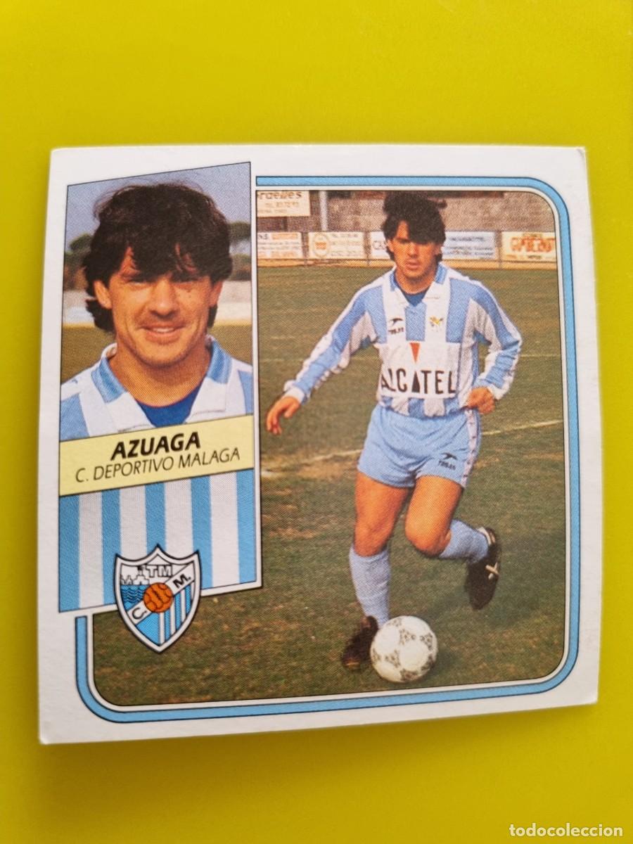 Fu&szlig;ball-Sticker: CROMO FUTBOL LIGA ESTE 89 90 1989 1990 NUNCA PEGADO SIN PEGAR AZUAGA CD M&Aacute;LAGA AR926