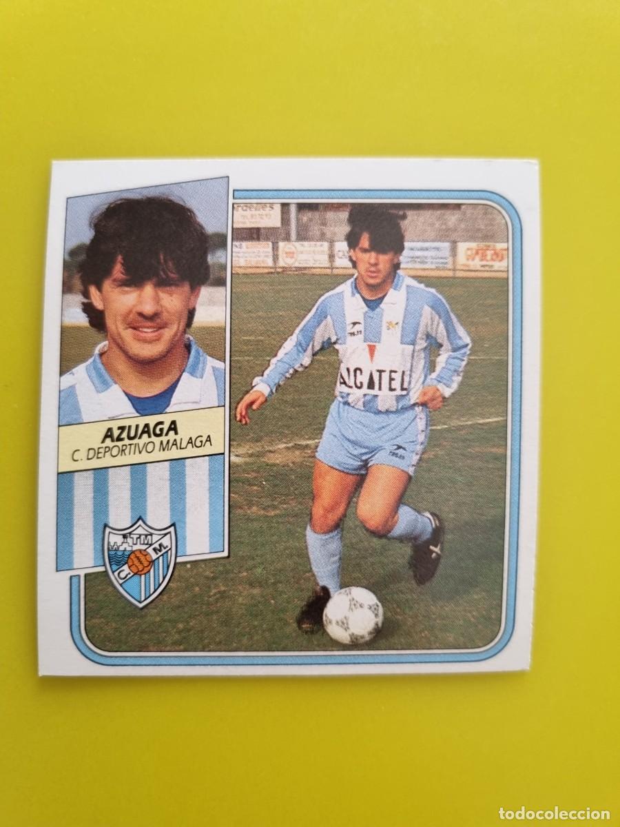 Fu&szlig;ball-Sticker: CROMO FUTBOL LIGA ESTE 89 90 1989 1990 NUNCA PEGADO SIN PEGAR AZUAGA CD M&Aacute;LAGA AR926