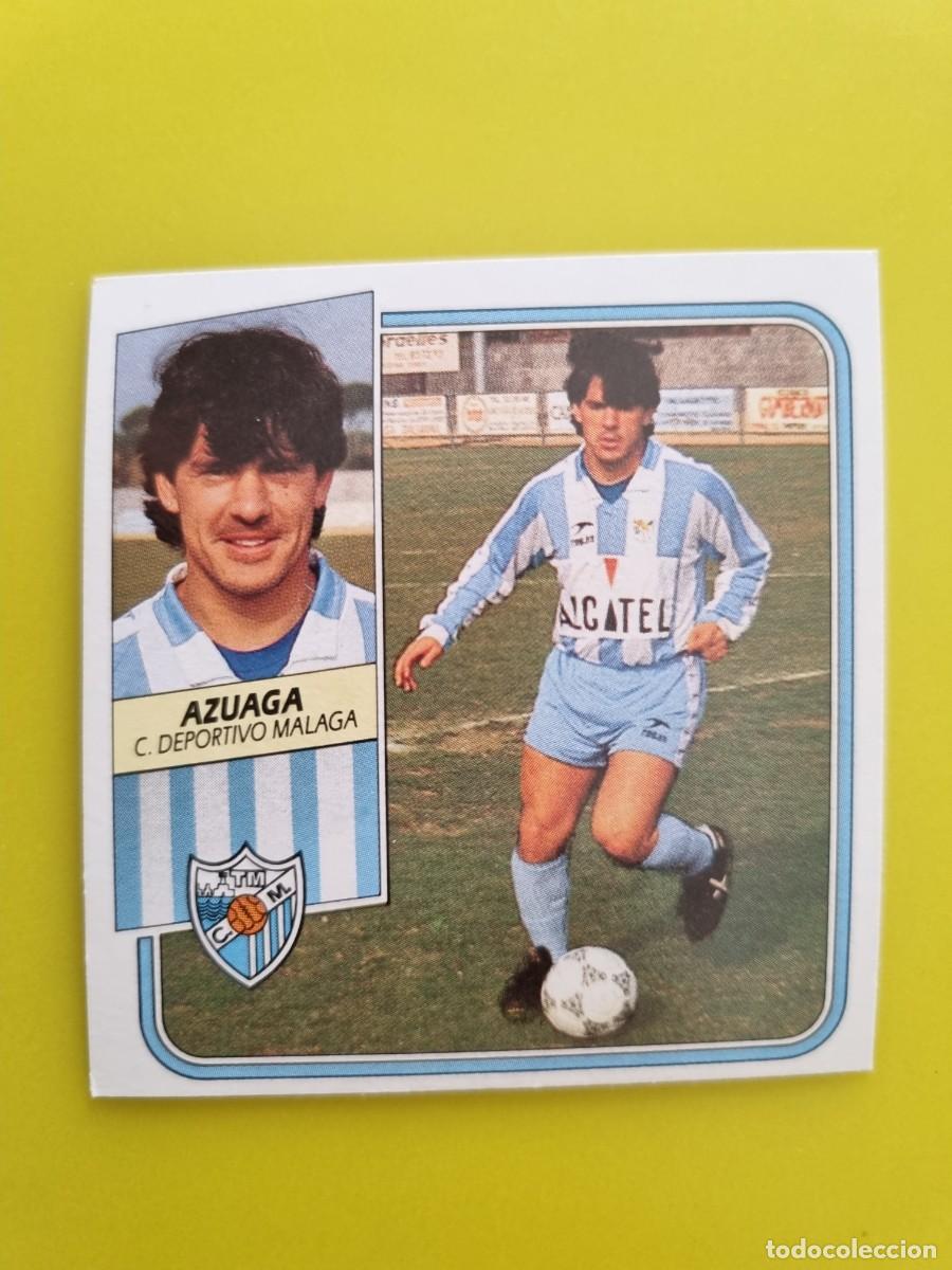 Fu&szlig;ball-Sticker: CROMO FUTBOL LIGA ESTE 89 90 1989 1990 NUNCA PEGADO SIN PEGAR AZUAGA CD M&Aacute;LAGA AR926