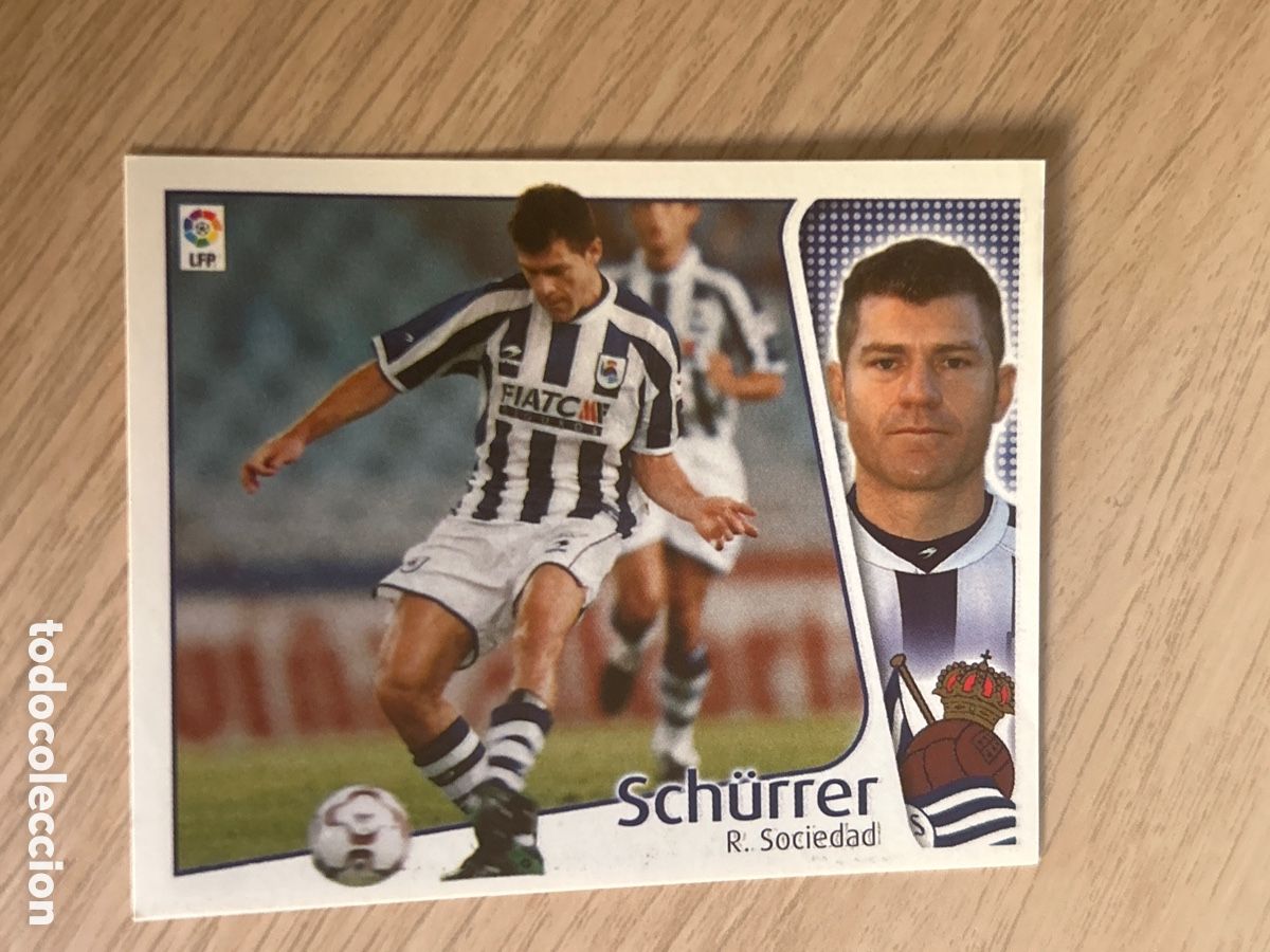 Cromos de f&uacute;tbol: SCH&Uuml;RRER REAL SOCIEDAD BAJA LIGA ESTE 2004 2005 04 05 NUNCA PEGADO SIN PEGAR
