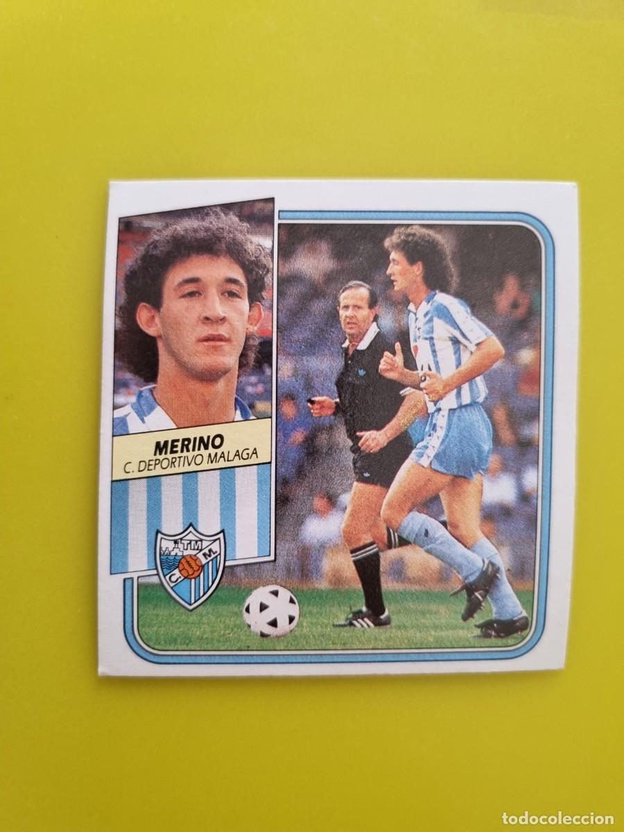 Cromos de f&uacute;tbol: CROMO FUTBOL LIGA ESTE 89 90 1989 1990 NUNCA PEGADO SIN PEGAR MERINO CD M&Aacute;LAGA AR926