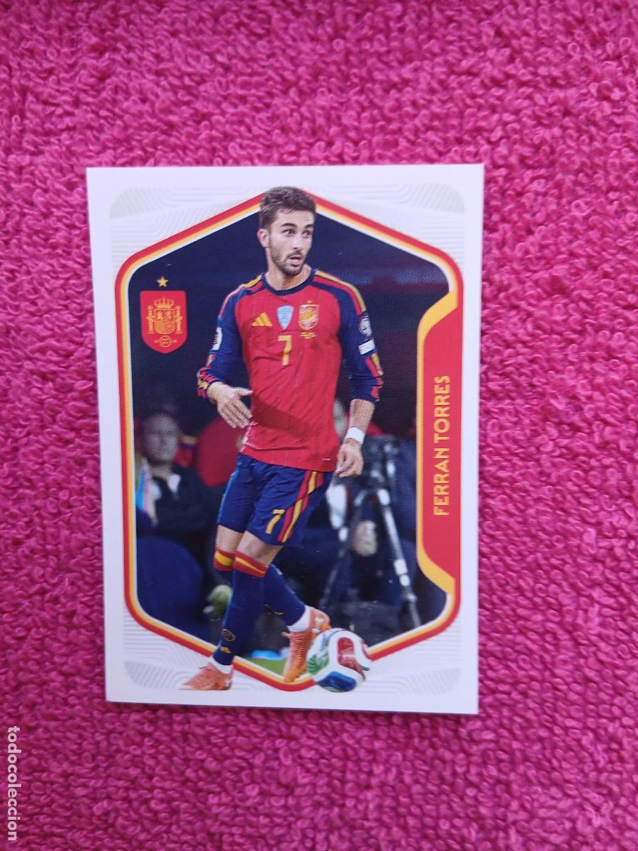 Cromos de f&uacute;tbol: espa&ntilde;a 2026 54 ferran torres selecci&oacute;n espa&ntilde;ola panini carrefour family mundial de futbol (H)