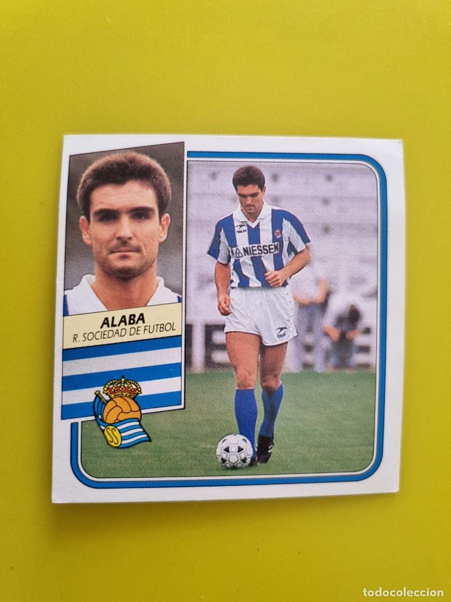 Cromos de f&uacute;tbol: CROMO FUTBOL LIGA ESTE 89 90 1989 1990 NUNCA PEGADO SIN PEGAR ALABA REAL SOCIEDAD AR926