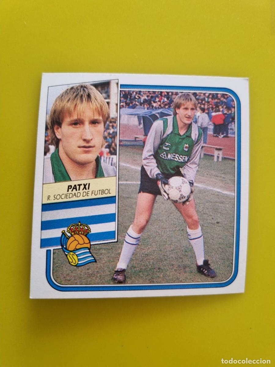 Cromos de f&uacute;tbol: CROMO FUTBOL LIGA ESTE 89 90 1989 1990 NUNCA PEGADO SIN PEGAR PATXI REAL SOCIEDAD AR926