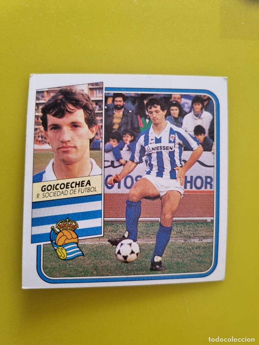 Cromos de f&uacute;tbol: CROMO FUTBOL LIGA ESTE 89 90 1989 1990 NUNCA PEGADO SIN PEGAR GOICOECHEA REAL SOCIEDAD AR926