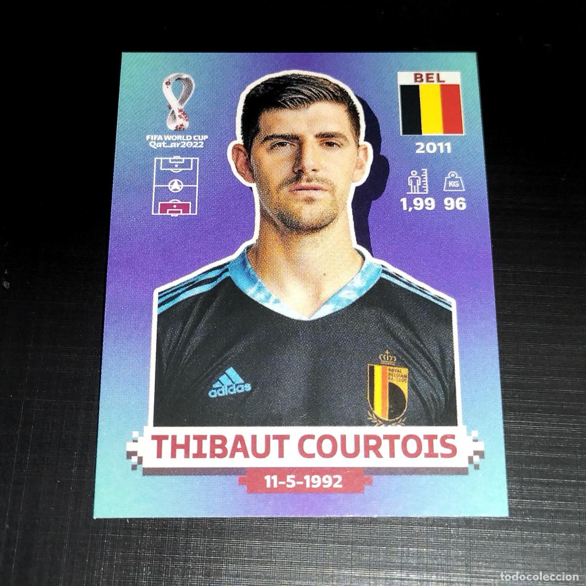 Cromos de f&uacute;tbol: BEL 3 THIBAUT COURTOIS BELGICA CROMOS STICKER MUNDIAL QTAR 22 2022 FIFA WORLD CUP PANINI
