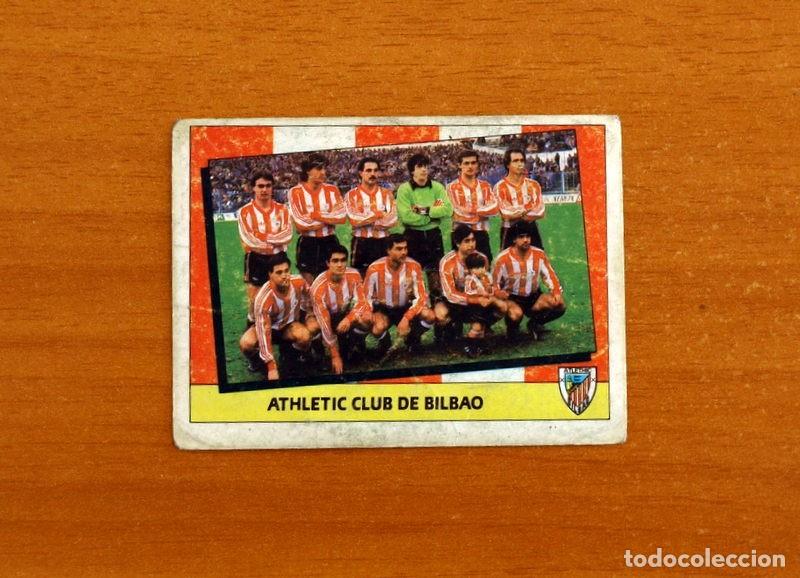 Football Stickers: Athletic de Bilbao - Equipo, Alineaci&oacute;n - Ediciones Este Liga 1987-1988, 87-88 - Cromo Nunca pegado