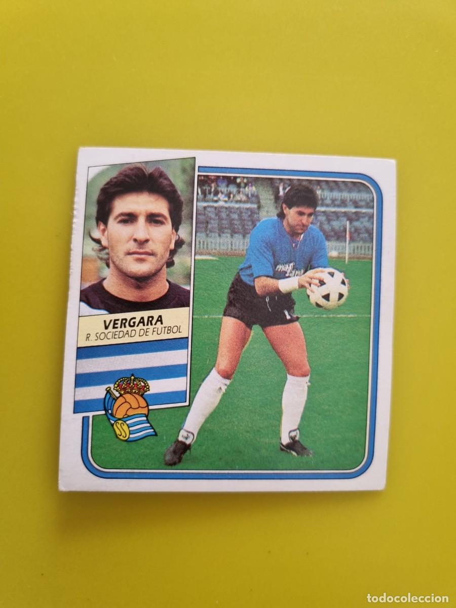 Football Stickers: CROMO LIGA ESTE 89 90 1989 1990 NUNCA PEGADO SIN PEGAR VERGARA REAL SOCIEDAD FICHAJES N&ordm;14 AR926