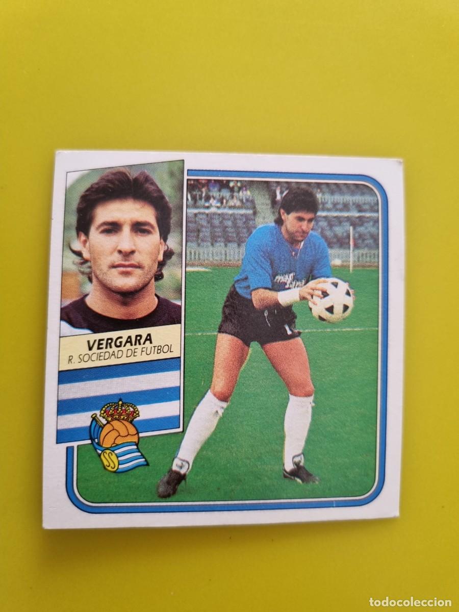 Football Stickers: CROMO LIGA ESTE 89 90 1989 1990 NUNCA PEGADO SIN PEGAR VERGARA REAL SOCIEDAD FICHAJES N&ordm;14 AR926