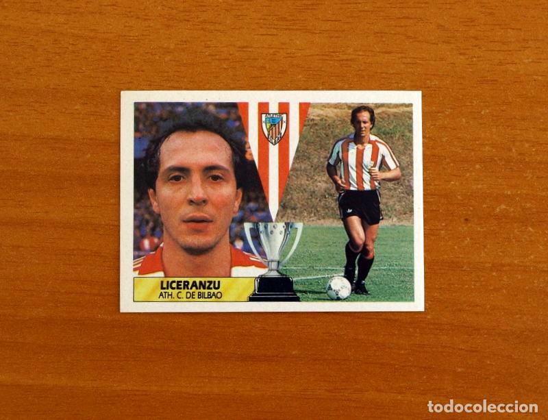 Football Stickers: Athletic de Bilbao - Liceranzu - Ediciones Este Liga 1987-1988, 87-88 - Cromo Nunca pegado