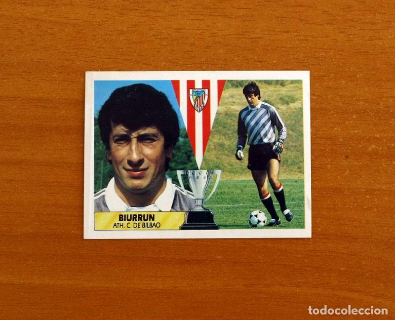 Football Stickers: Athletic de Bilbao - Biurrun - Ediciones Este Liga 1987-1988, 87-88 - Cromo Nunca pegado
