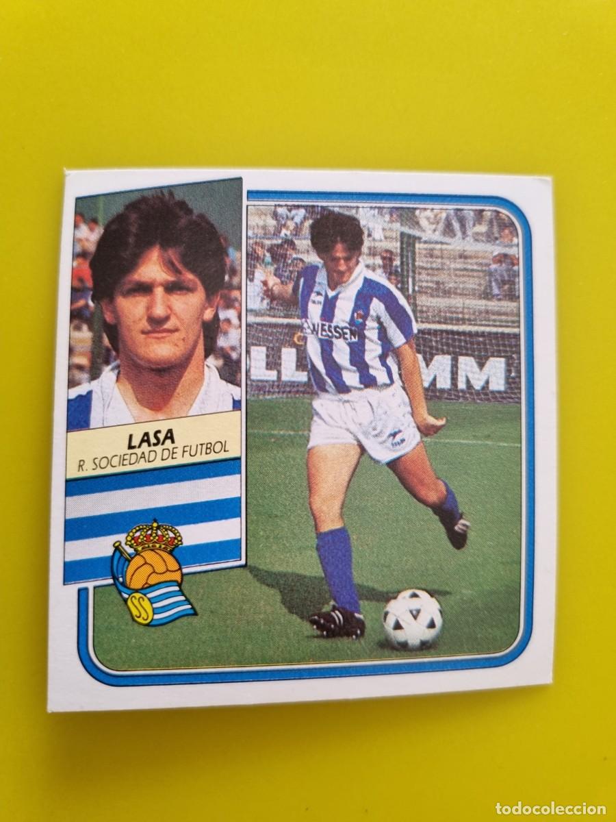Cromos de f&uacute;tbol: CROMO FUTBOL LIGA ESTE 89 90 1989 1990 NUNCA PEGADO SIN PEGAR LASA REAL SOCIEDAD AR926