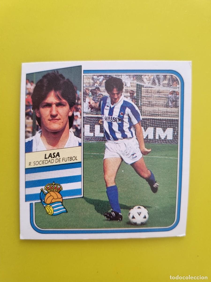 Cromos de f&uacute;tbol: CROMO FUTBOL LIGA ESTE 89 90 1989 1990 NUNCA PEGADO SIN PEGAR LASA REAL SOCIEDAD AR926