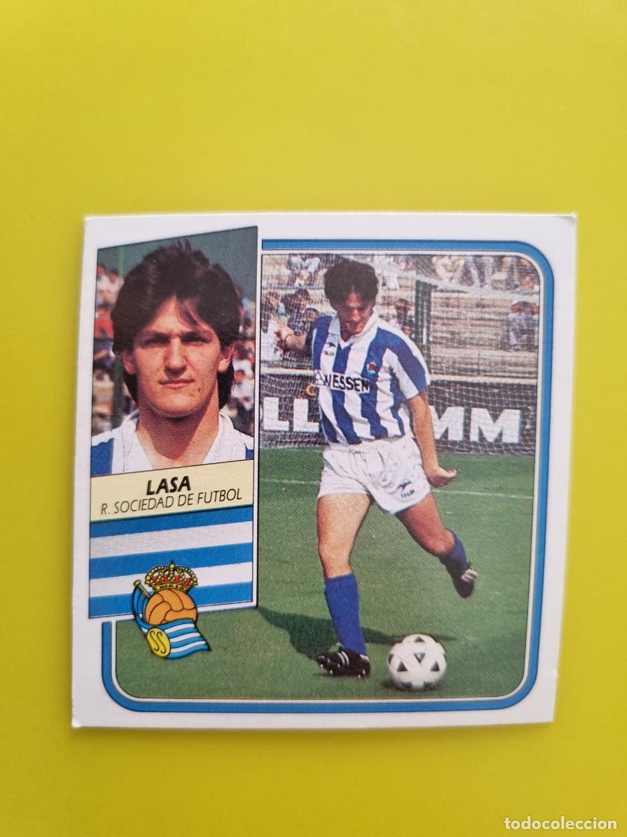 Cromos de f&uacute;tbol: CROMO FUTBOL LIGA ESTE 89 90 1989 1990 NUNCA PEGADO SIN PEGAR LASA REAL SOCIEDAD AR926