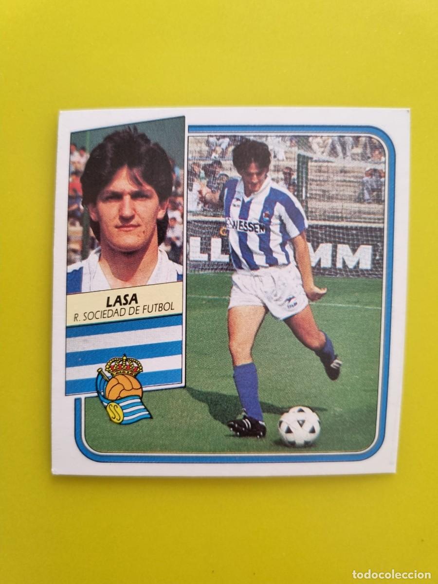 Cromos de f&uacute;tbol: CROMO FUTBOL LIGA ESTE 89 90 1989 1990 NUNCA PEGADO SIN PEGAR LASA REAL SOCIEDAD AR926