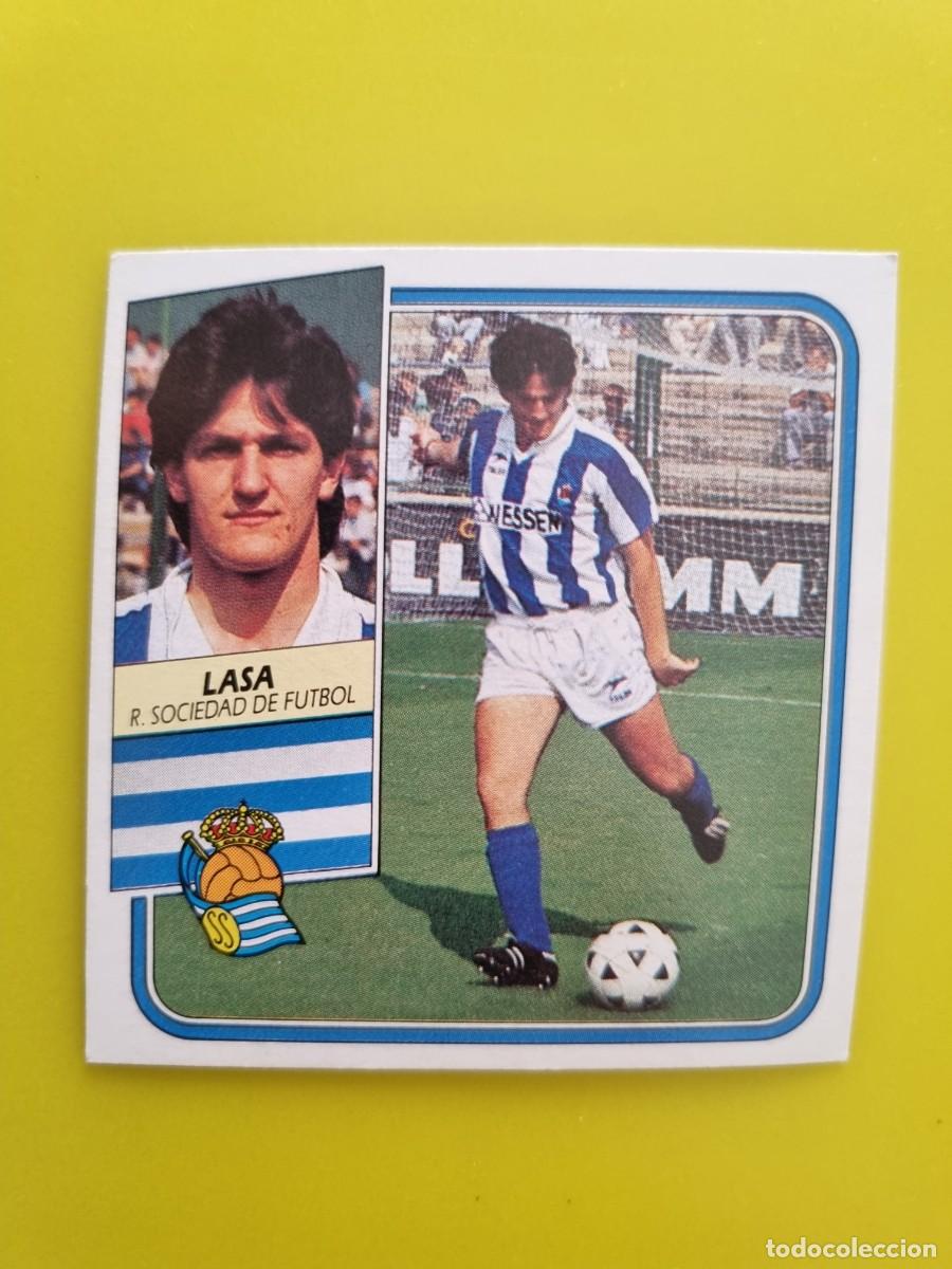 Cromos de f&uacute;tbol: CROMO FUTBOL LIGA ESTE 89 90 1989 1990 NUNCA PEGADO SIN PEGAR LASA REAL SOCIEDAD AR926