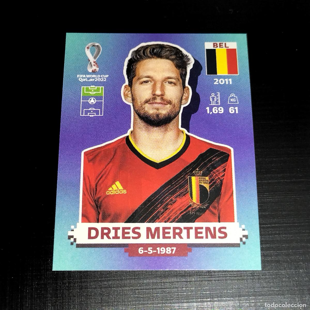 Cromos de f&uacute;tbol: BEL 20 DRIES MERTENS BELGICA CROMOS STICKER MUNDIAL QTAR 22 2022 FIFA WORLD CUP PANINI