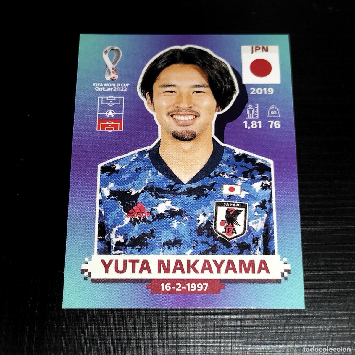 Cartes &agrave; collectionner de Football: JPN 6 YUTA NAKAYAMA JAPON CROMOS STICKER MUNDIAL QTAR 22 2022 FIFA WORLD CUP PANINI