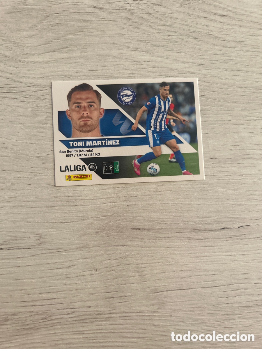 Cartes &agrave; collectionner de Football: Toni Mart&iacute;nez 19 Alav&eacute;s Liga Este 2026/27 26-27 Panini