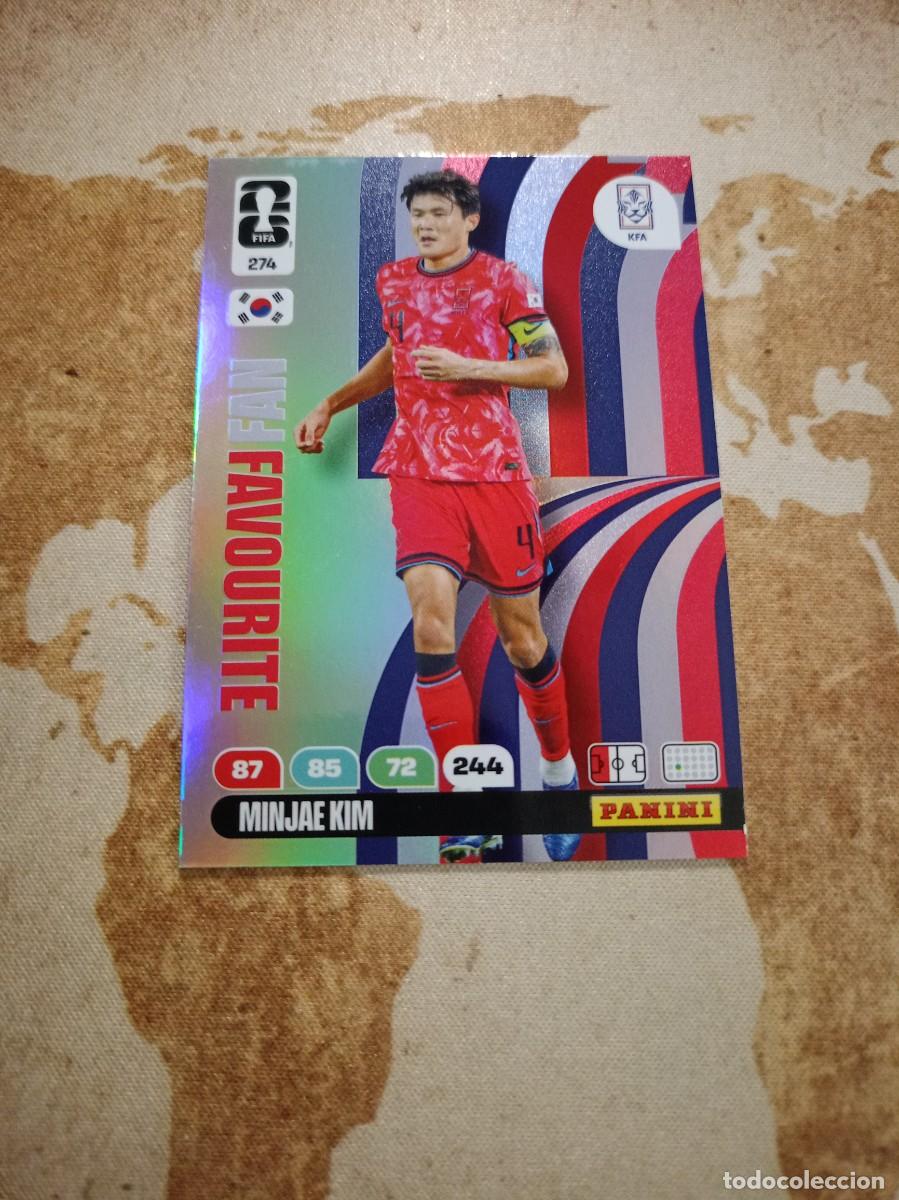 Cromos de f&uacute;tbol: Corea del Sur 274 MINJAE KIM Adrenalyn WORLD Cup 2026