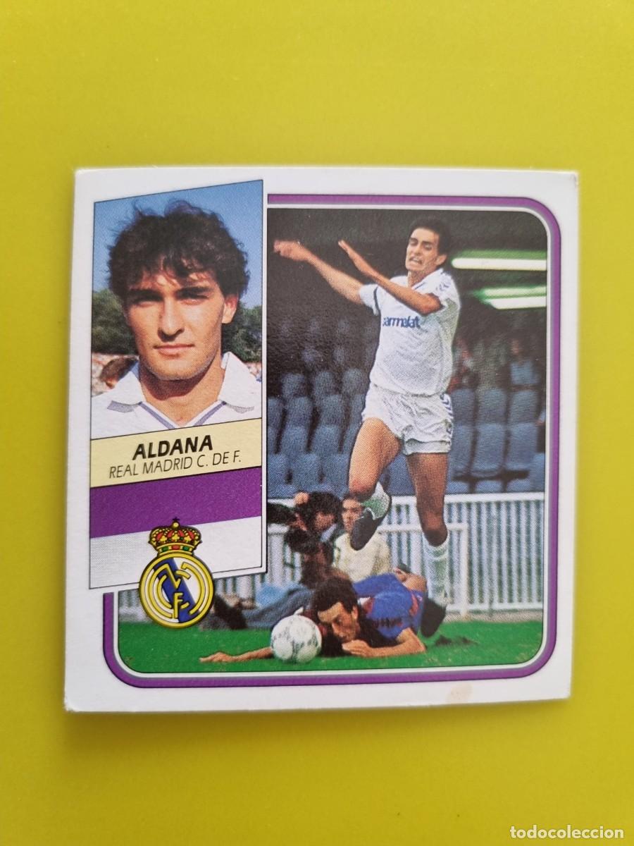 Cromos de f&uacute;tbol: CROMO FUTBOL LIGA ESTE 89 90 1989 1990 NUNCA PEGADO SIN PEGAR ALDANA REAL MADRID AR926