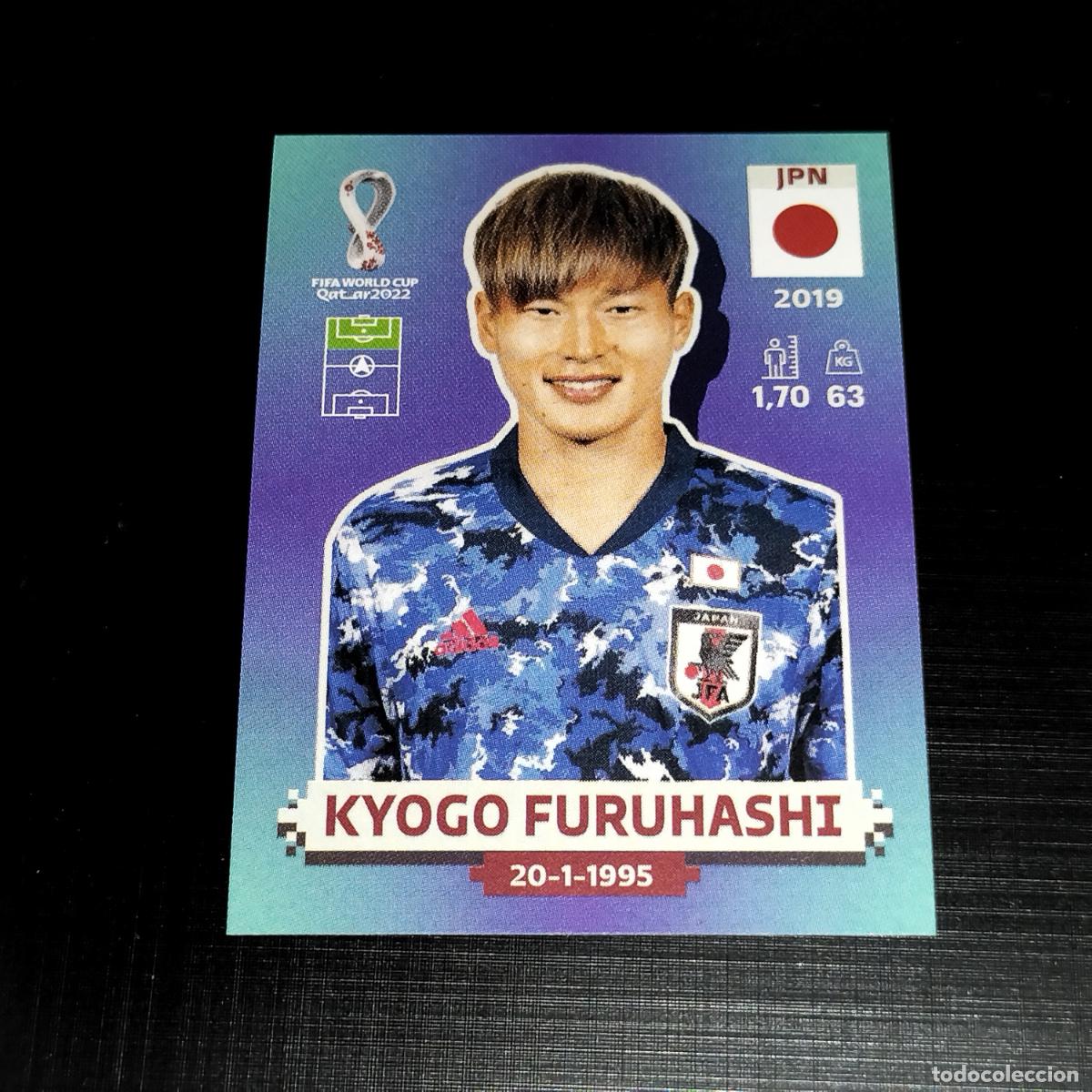 Cromos de f&uacute;tbol: JPN 16 KYOGO FURUHASHI JAPON CROMOS STICKER MUNDIAL QTAR 22 2022 FIFA WORLD CUP PANINI