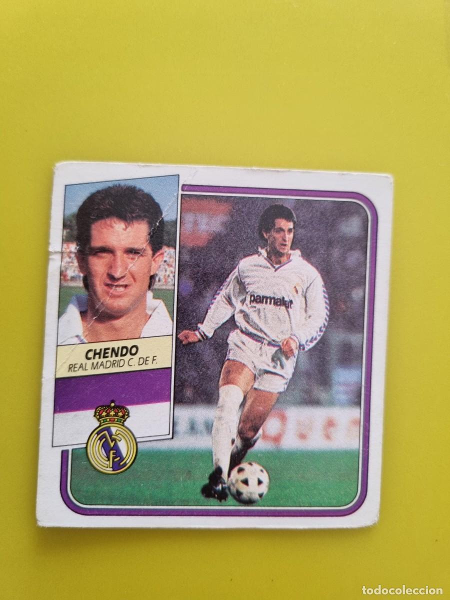 Cromos de f&uacute;tbol: CROMO FUTBOL LIGA ESTE 89 90 1989 1990 NUNCA PEGADO SIN PEGAR CHENDO REAL MADRID LEER AR926