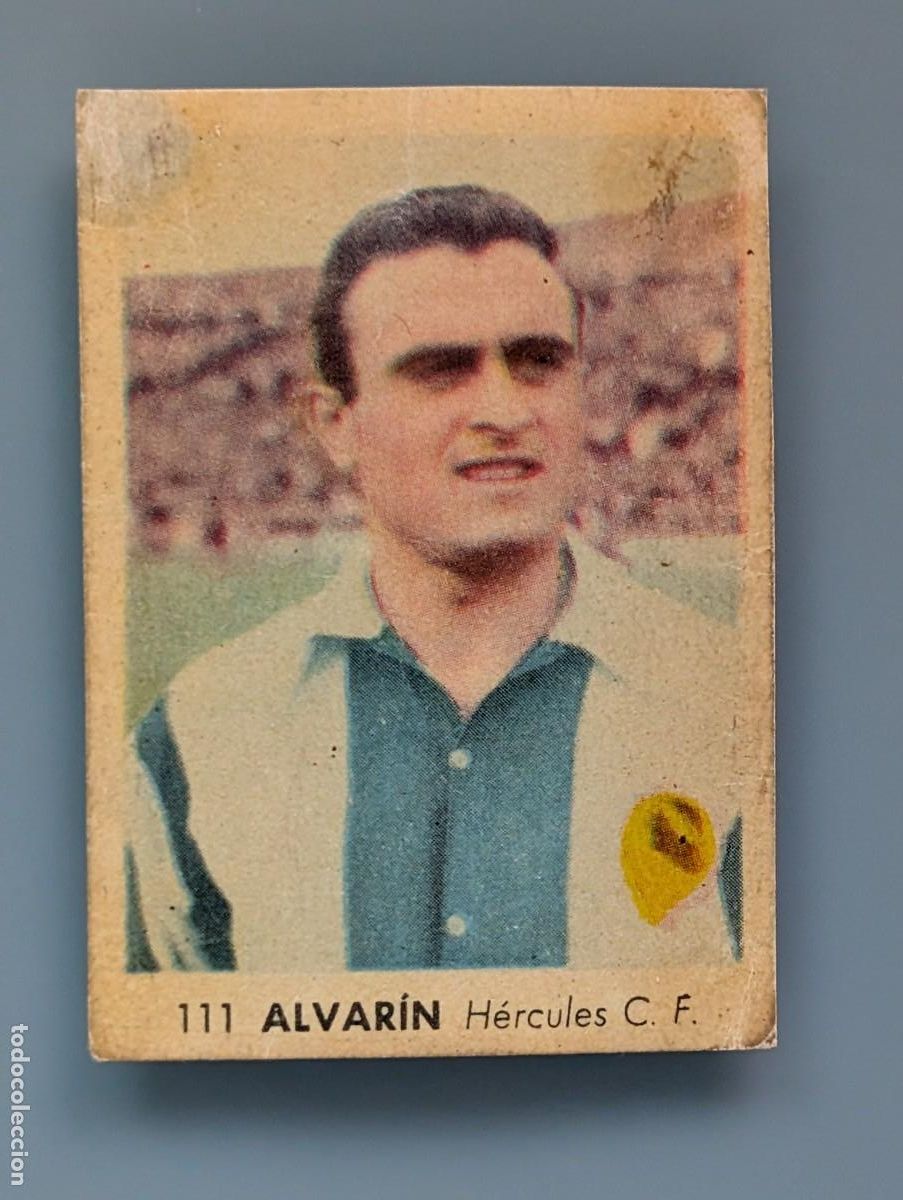 Cromos de f&uacute;tbol: RARO CROMO RARE CARD N&deg; 111 ALVARIN HERCULES CF RUIZ ROMERO LIGA 1955 1956 55/56 ALICANTE FOOTBALL