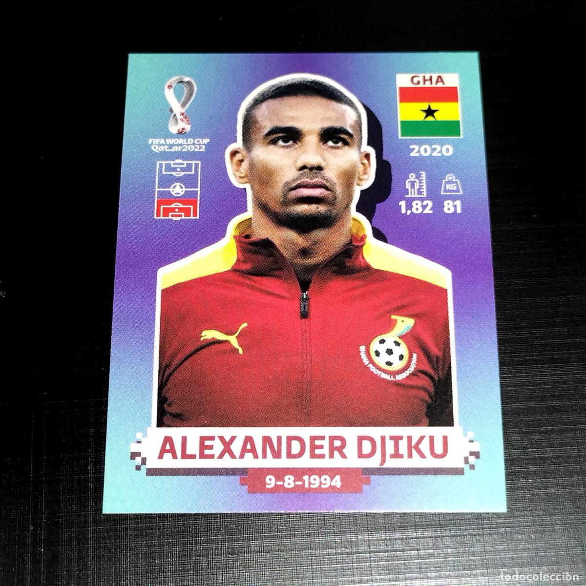 Cromos de f&uacute;tbol: GHA 7 ALEXANDER DJIKU GHANA CROMOS STICKER MUNDIAL QTAR 22 2022 FIFA WORLD CUP PANINI