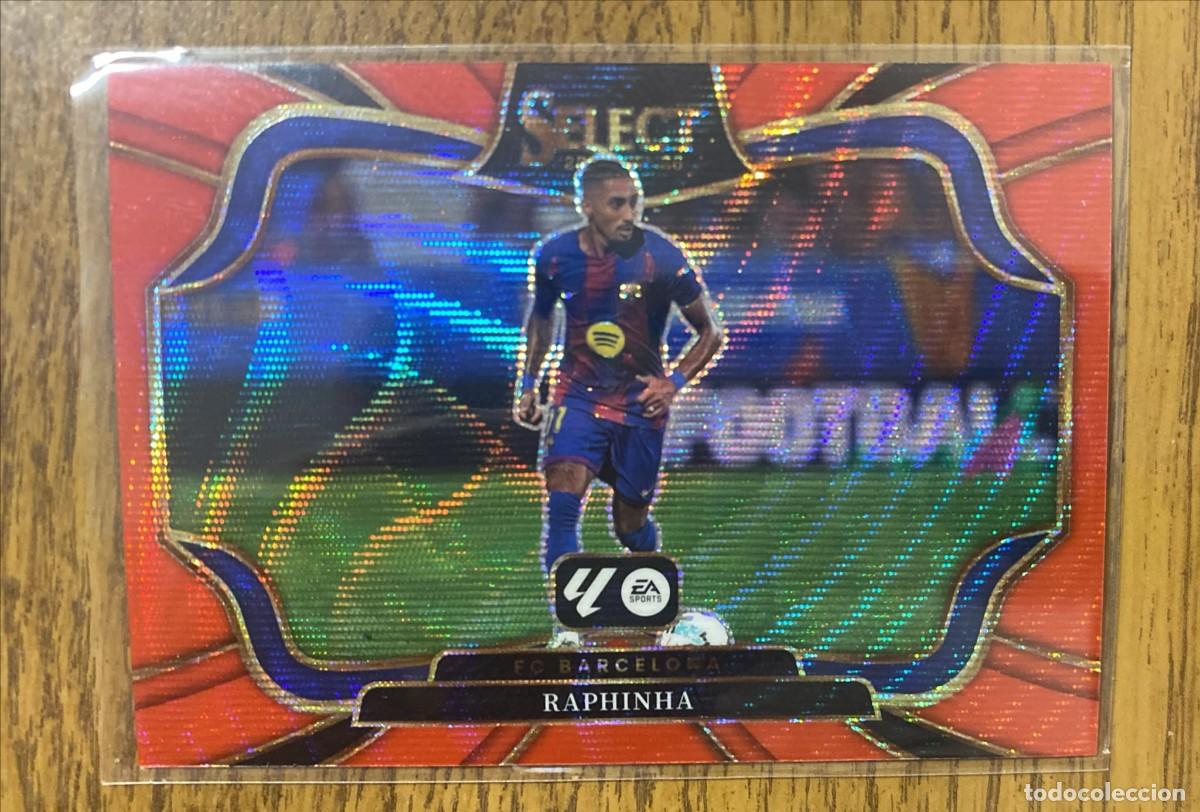 Cromos de f&uacute;tbol: 2025-26 Select La Liga Raphinha Barcelona #207 Field Level Red Wave PRIZM /59
