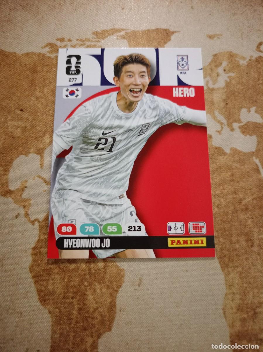 Cromos de f&uacute;tbol: Corea del Sur 277 HYEONWOO JO Adrenalyn WORLD Cup 2026
