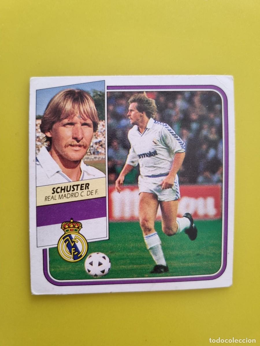 Cromos de f&uacute;tbol: CROMO FUTBOL LIGA ESTE 89 90 1989 1990 NUNCA PEGADO SIN PEGAR SCHUSTER REAL MADRID AR926