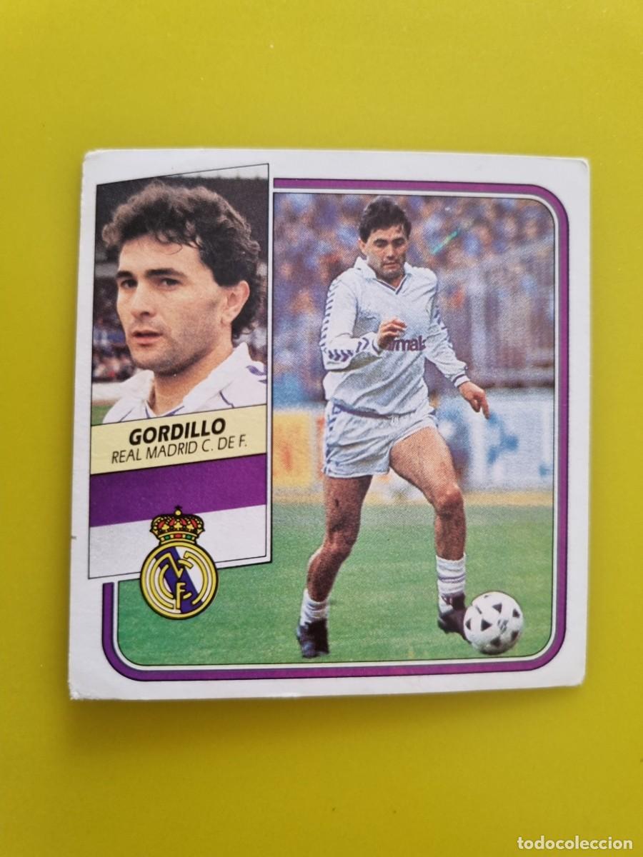Cromos de f&uacute;tbol: CROMO FUTBOL LIGA ESTE 89 90 1989 1990 NUNCA PEGADO SIN PEGAR GORDILLO REAL MADRID LEER AR926