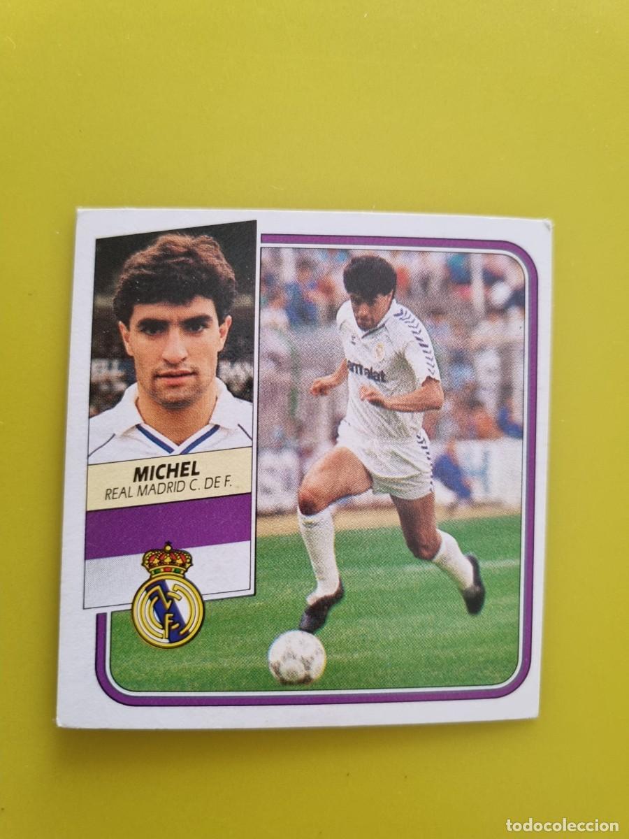Cromos de f&uacute;tbol: CROMO FUTBOL LIGA ESTE 89 90 1989 1990 NUNCA PEGADO SIN PEGAR MICHEL REAL MADRID AR926