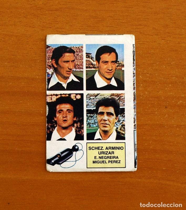 Fu&szlig;ball-Sticker: Arbitros -S&aacute;nchez Armino, Urizar, Negreira, Miguel-Liga 1982-1983, 82-83-Ediciones Este-Nunca pegado