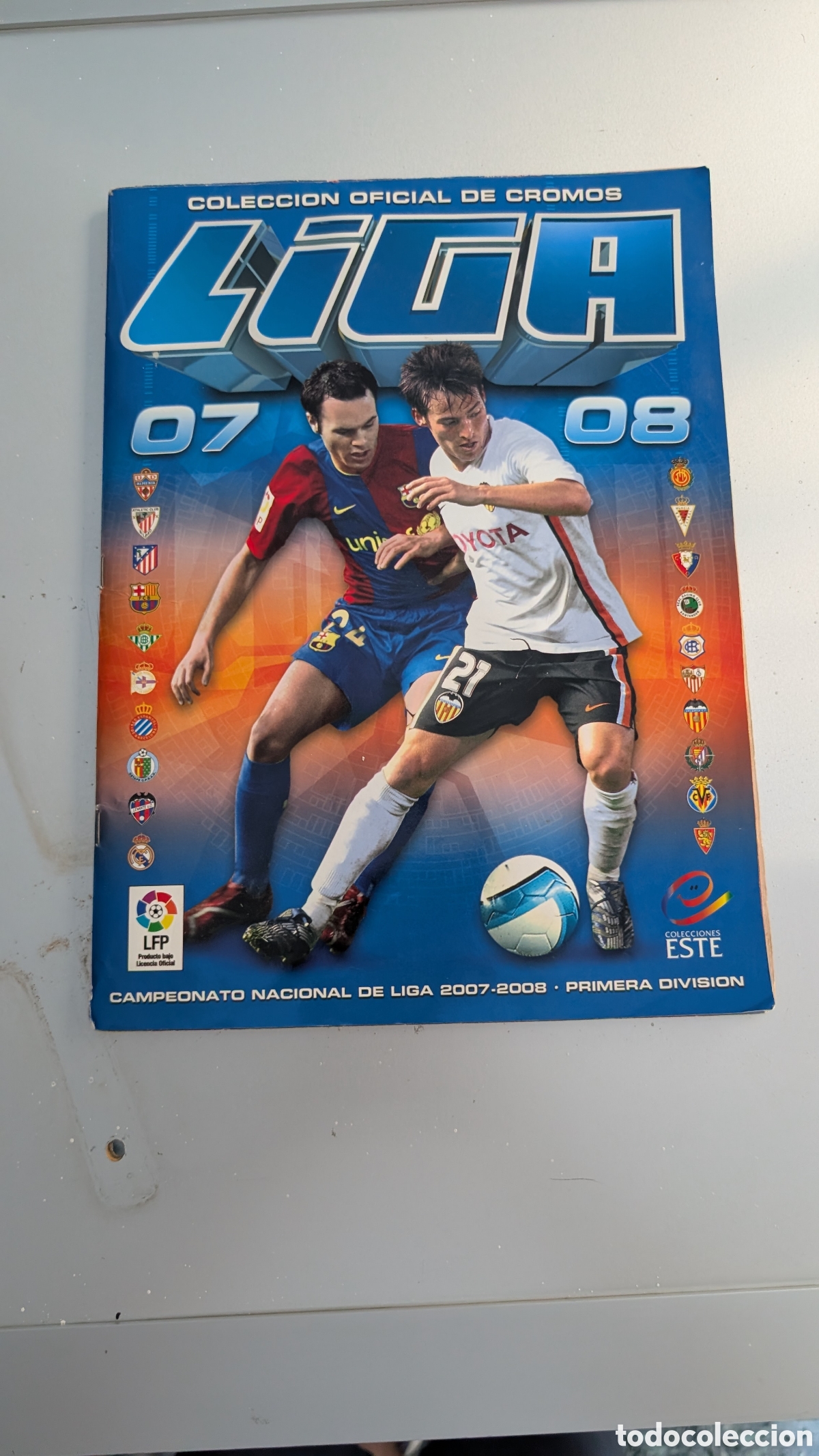 Cromos de Futebol: ALBUM COMPLETO TODO EDITADO LIGA ESTE 2007/08 07 08 EN BUEN ESTADO