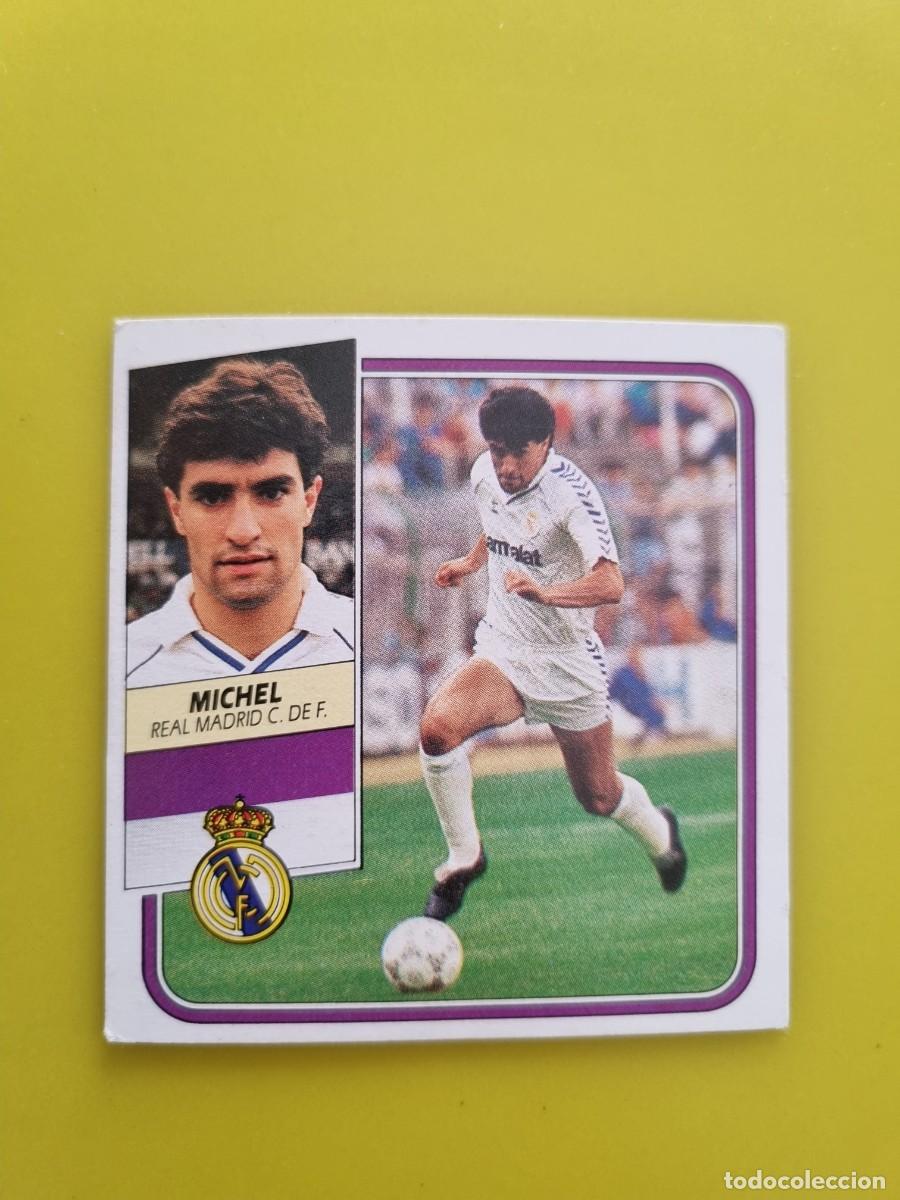 Cartes &agrave; collectionner de Football: CROMO FUTBOL LIGA ESTE 89 90 1989 1990 NUNCA PEGADO SIN PEGAR MICHEL REAL MADRID LEER AR926