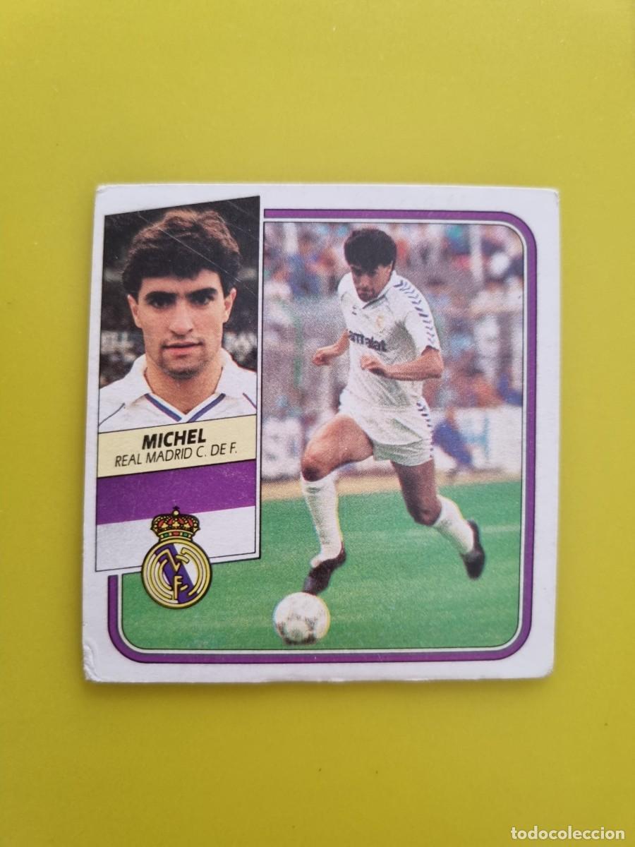 Figurine di Calcio: CROMO FUTBOL LIGA ESTE 89 90 1989 1990 NUNCA PEGADO SIN PEGAR MICHEL REAL MADRID LEER AR926