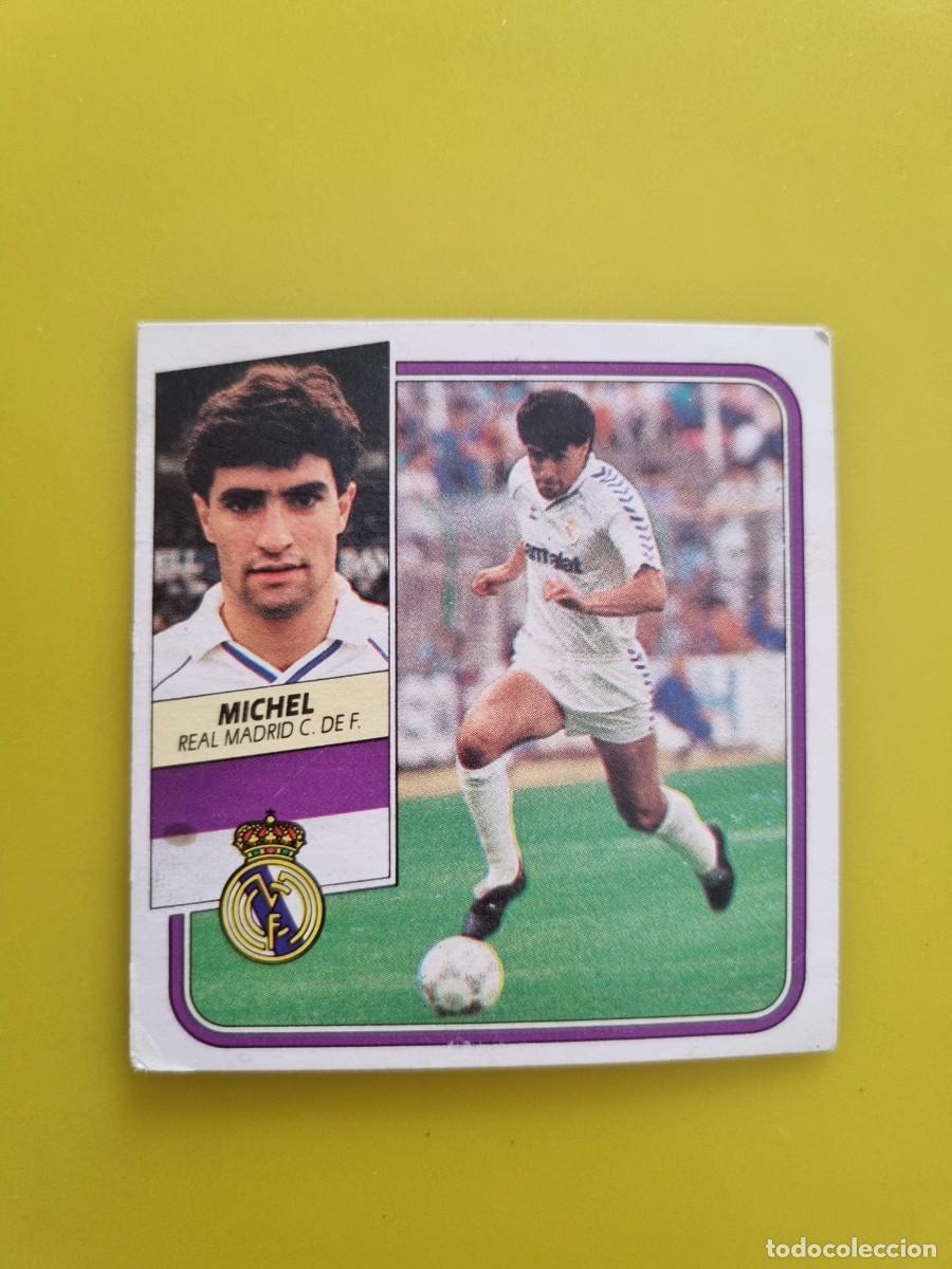 Figurine di Calcio: CROMO FUTBOL LIGA ESTE 89 90 1989 1990 DESPEGADO MICHEL REAL MADRID LEER AR926