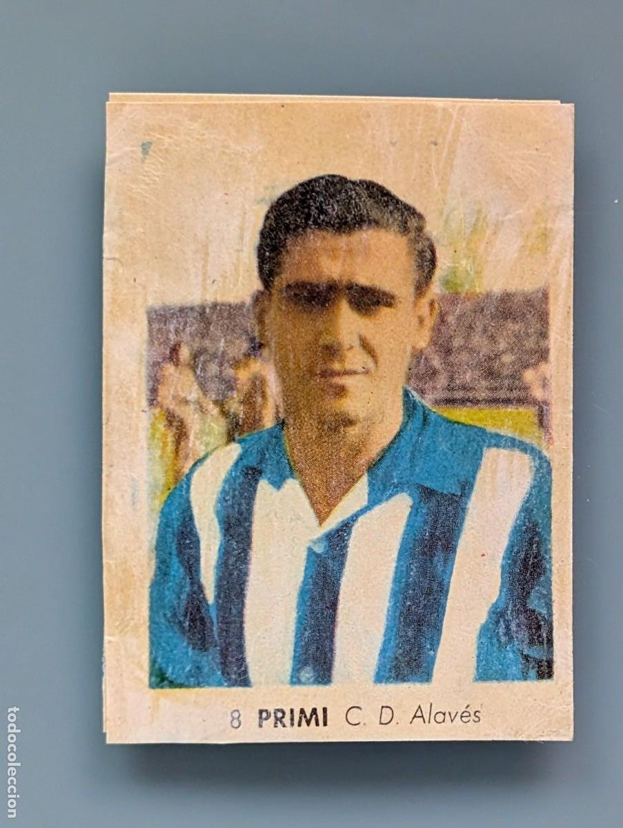 Figurine di Calcio: RARO CROMO PRIMI ALAVES VITORIA CAMPEONATOS NACIONALES FUTBOL 1956 RUIZ ROMERO 1955 55/56 LIGA ALAVA