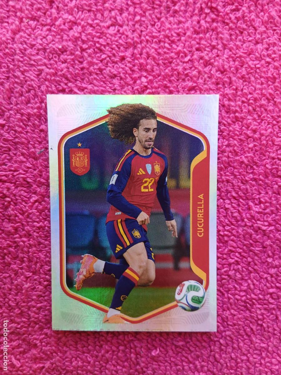 Figurine di Calcio: espa&ntilde;a 2026 28 cucurella selecci&oacute;n espa&ntilde;ola panini carrefour family mundial de futbol (H)