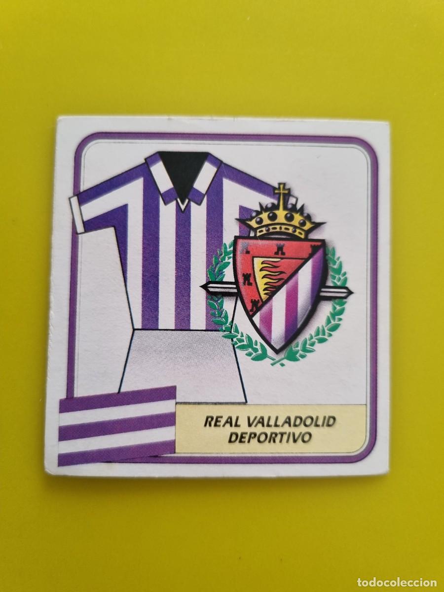 Figurine di Calcio: CROMO FUTBOL LIGA ESTE 89 90 1989 1990 NUNCA PEGADO SIN PEGAR UNIFORME Y ESCUDO REA VALLADOLID AR926