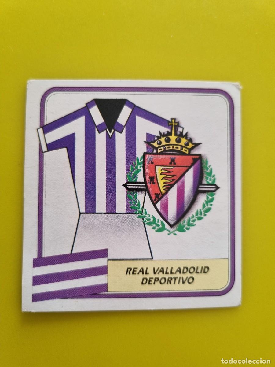 Figurine di Calcio: CROMO FUTBOL LIGA ESTE 89 90 1989 1990 NUNCA PEGADO SIN PEGAR UNIFORME Y ESCUDO REA VALLADOLID AR926
