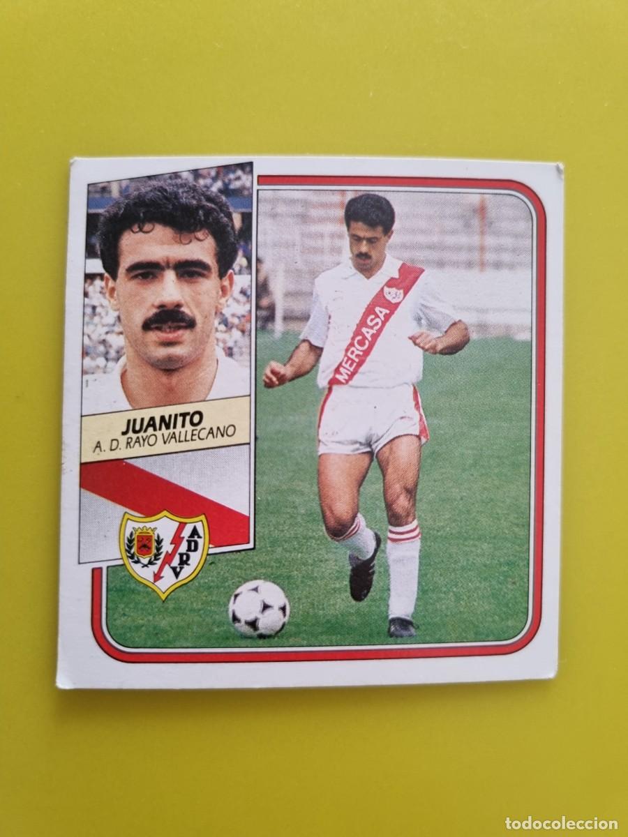 Cromos de f&uacute;tbol: CROMO FUTBOL LIGA ESTE 89 90 1989 1990 NUNCA PEGADO SIN PEGAR JUANITO RAYO VALLECANO AR926