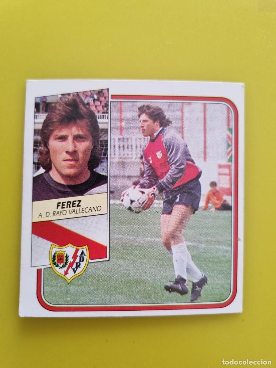 Cromos de f&uacute;tbol: CROMO FUTBOL LIGA ESTE 89 90 1989 1990 NUNCA PEGADO SIN PEGAR FEREZ RAYO VALLECANO AR926