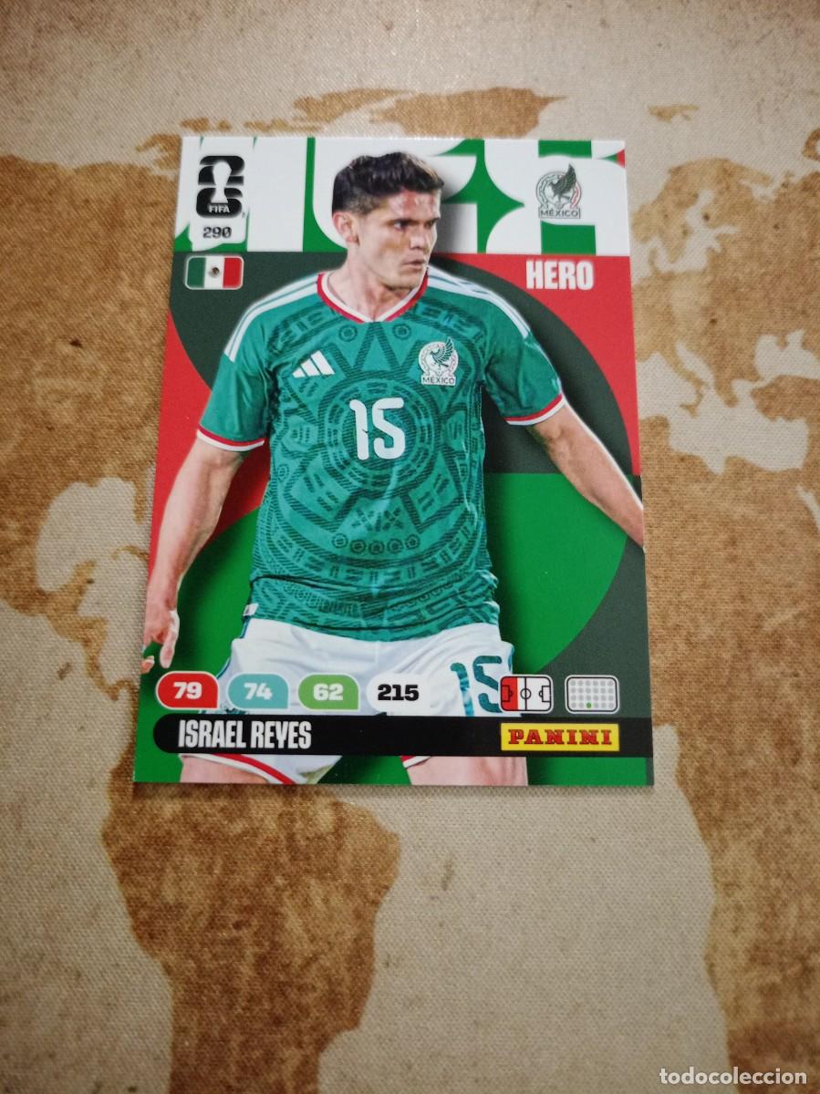Cromos de f&uacute;tbol: M&eacute;xico 290 ISRAEL REYES Adrenalyn WORLD Cup 2026