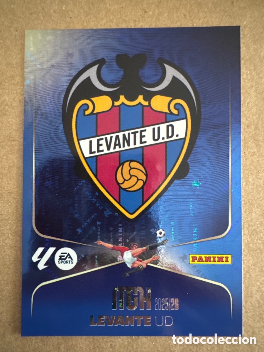 Cromos de f&uacute;tbol: # 199 Escudo Levante Megacracks 25 26 2025 2026 MGK