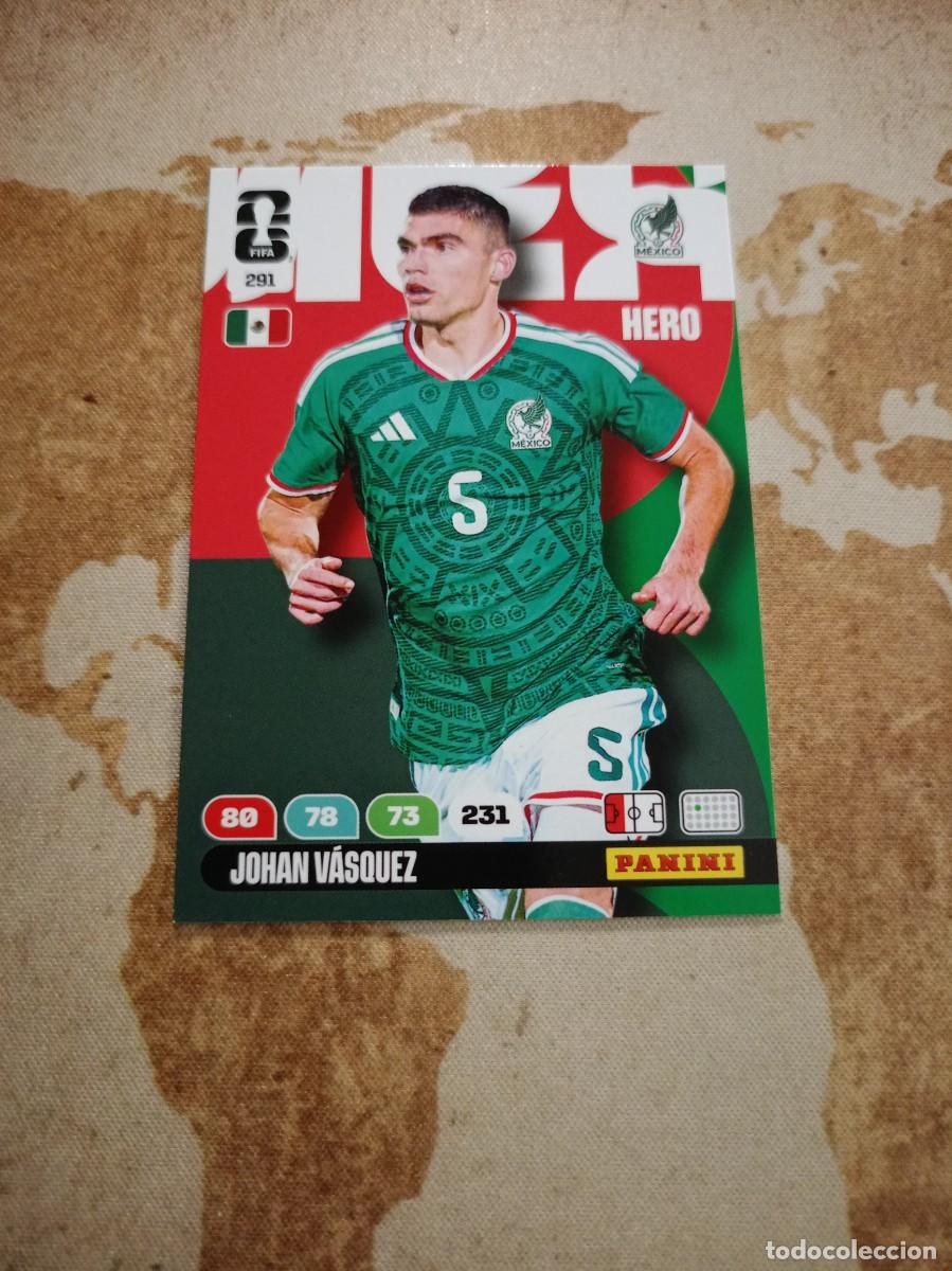 Cromos de f&uacute;tbol: M&eacute;xico 291 JOHAN V&Aacute;SQUEZ Adrenalyn WORLD Cup 2026